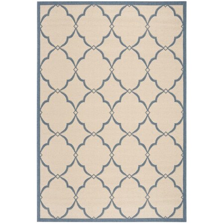 Safavieh Linden 100 9 x 12 ft. Rectangle Area Rug Cream & Blue LND125N-9
